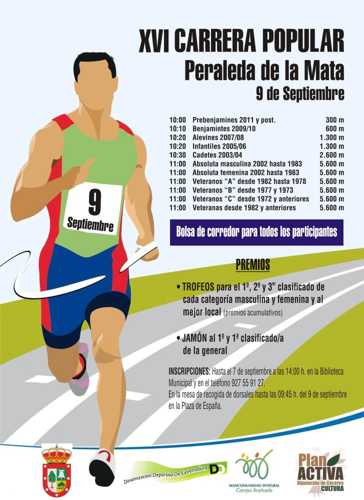 Imagen CARRERA POPULAR DE PERALEDA DE LA MATA