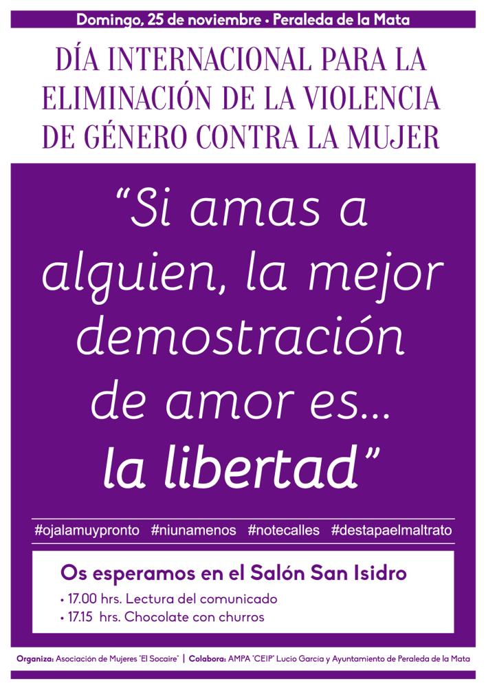 Imagen 25 DE NOVIEMBRE: Día Internacional para la eliminación de la violencia contra la mujer 