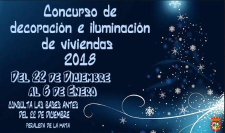 Imagen ABIERTO PLAZO DE INSCRIPCIÓN EN EL CONCURSO DE DECORACIÓN E ILUMINACIÓN NAVIDEÑA DE VIVIENDAS DE PERALEDA DE LA MATA