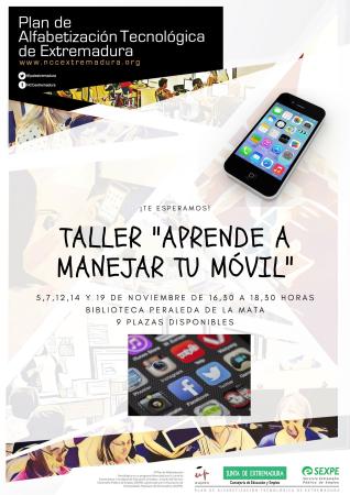 Imagen ABIERTO PLAZO DE INSCRIPCIÓN PARA TALLER DE MANEJO DE DISPOSITIVO MÓVILES