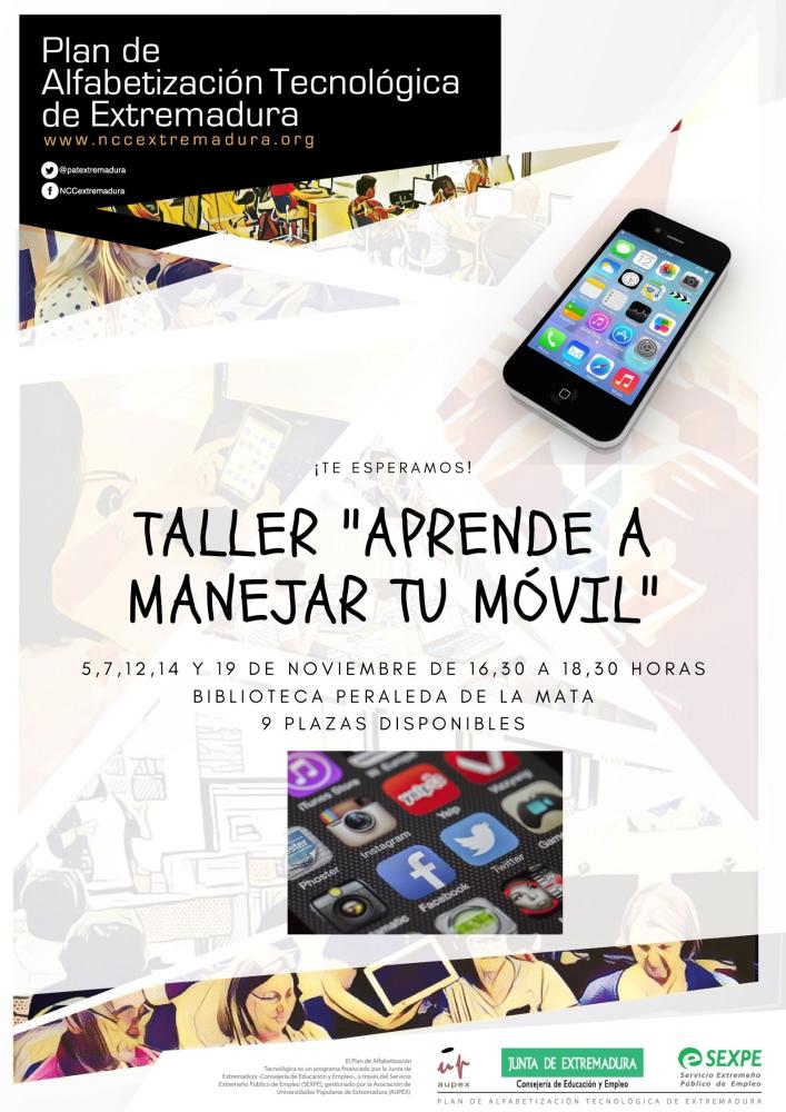 Imagen ABIERTO PLAZO DE INSCRIPCIÓN PARA TALLER DE MANEJO DE DISPOSITIVO MÓVILES