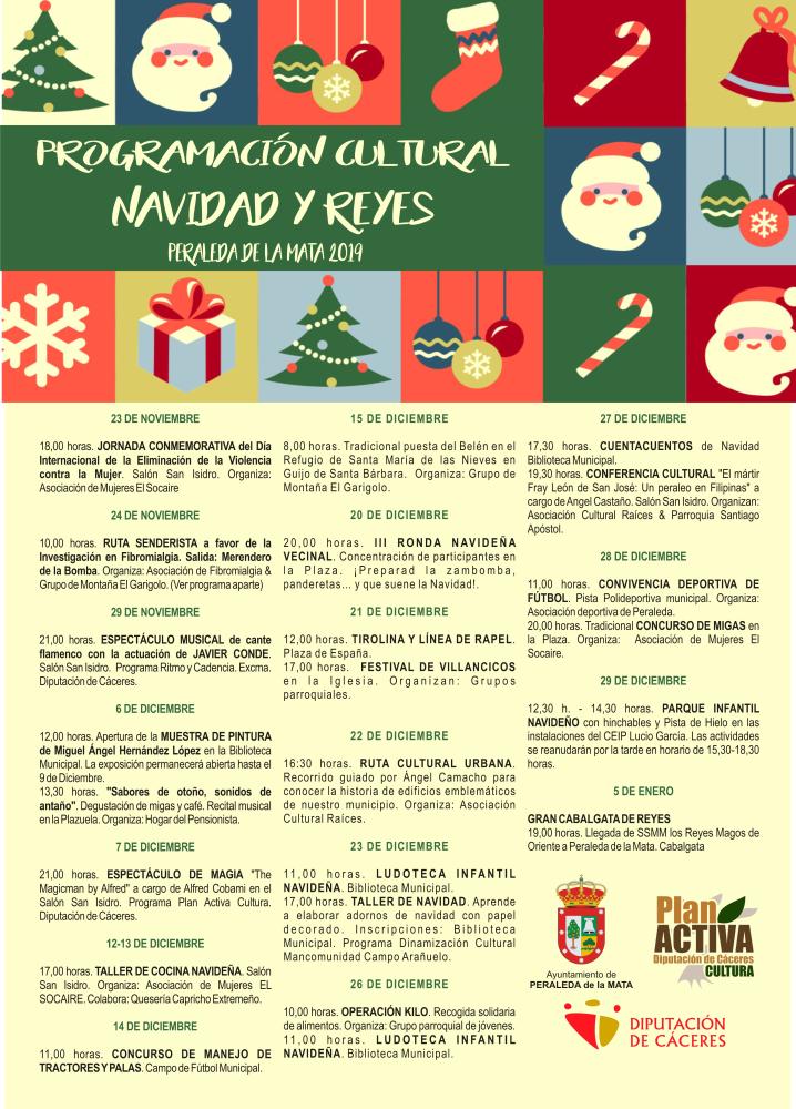 Imagen PERALEDA DE LA MATA INICIA SU PROGRAMACIÓN CULTURAL DE NAVIDAD