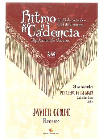 Imagen ESPECTÁCULO FLAMENCO CON LA ACTUACIÓN DE JAVIER CONDE EN EL SALÓN SAN ISIDRO