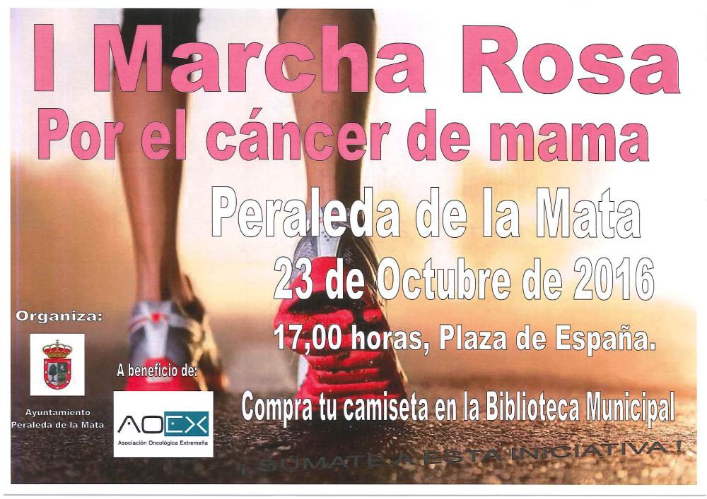 Imagen I MARCHA ROSA DE PERALEDA DE LA MA>TA