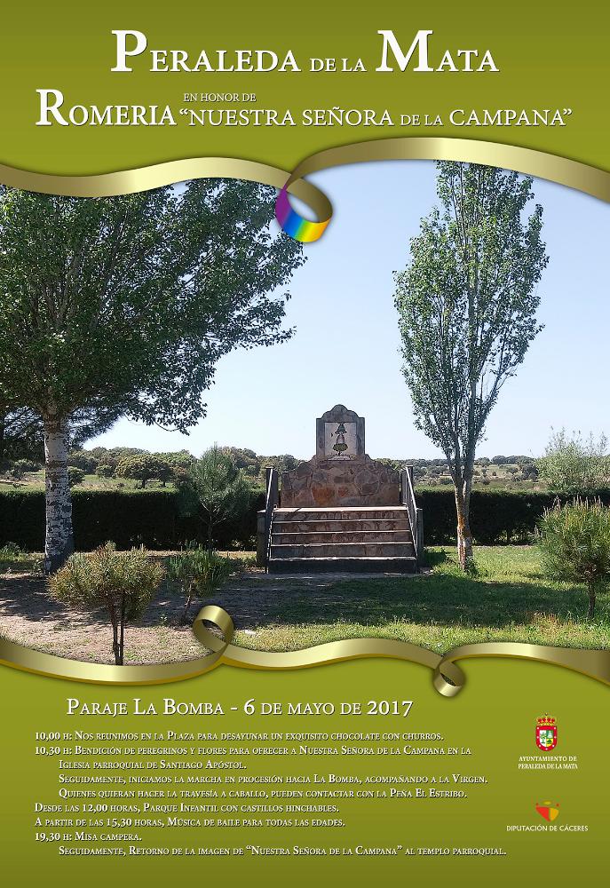 Imagen PERALEDA CELEBRA SU ROMERÍA EL SÁBADO 6