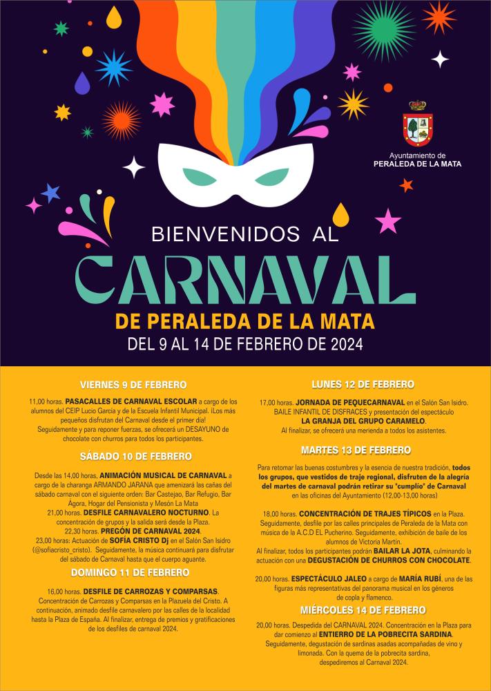 Imagen PROGRAMA DE ACTIVIDADES DE CARNAVAL 2024