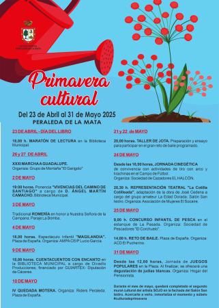Imagen PRIMAVERA CULTURAL 2025 : PROGRAMA DE ACTIVIDADES